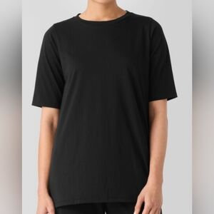 Eileen Fisher Organic Pima Cotton Jersery Long Tee